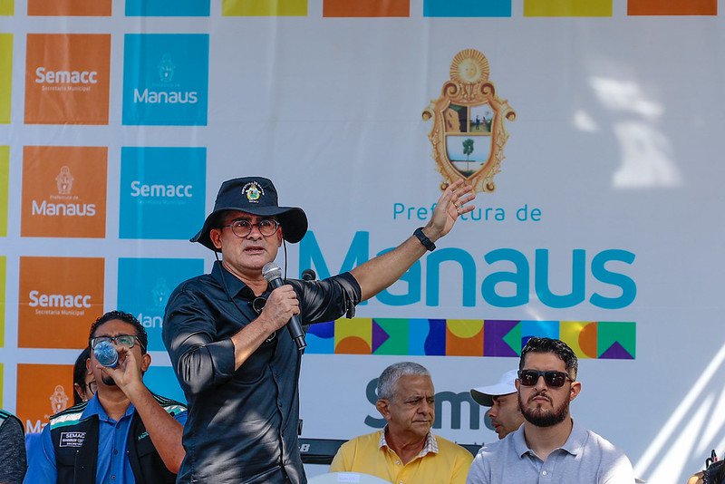Prefeito David Almeida comemora aniversário de Manaus com avanços na gestão municipal