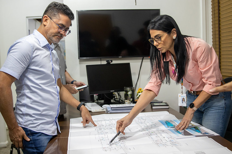 Prefeito David Almeida destaca fortalecimento em serviços de saúde básica com a construção da nova UBS Morro da Liberdade