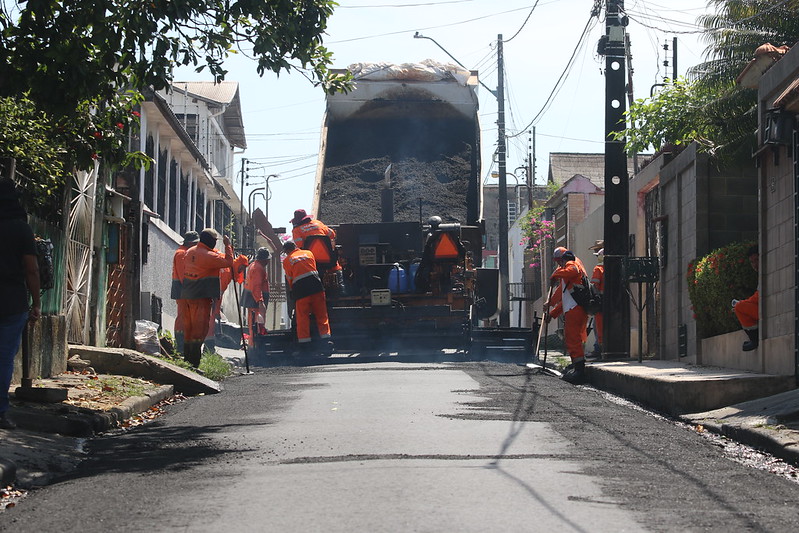 Prefeitura de Manaus conclui mais ruas no bairro Japiim por meio do programa ‘Asfalta Manaus’