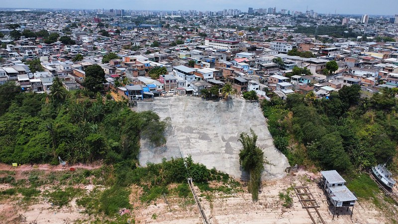 Prefeitura de Manaus entra na fase de conclusão das obras em erosão no bairro São Raimundo