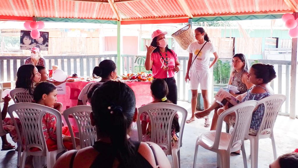 Prefeitura promove ‘Dia D’ do Outubro Rosa em comunidade indígena da zona Leste de Manaus