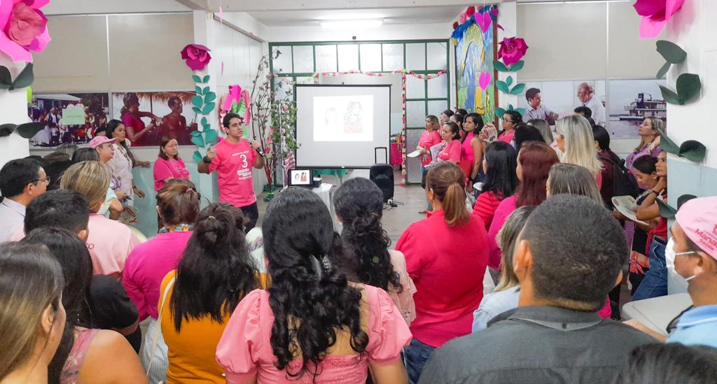 Profissionais de Saúde da Prefeitura de Manaus participam de programação do Outubro Rosa e Verde