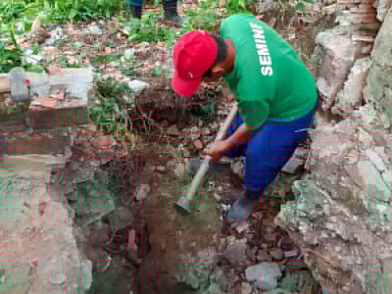 Prefeitura de Manaus recupera rede de drenagem profunda no bairro Alvorada