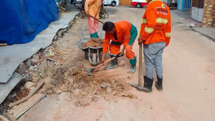 Prefeitura de Manaus trabalha na infraestrutura da zona Oeste da cidade