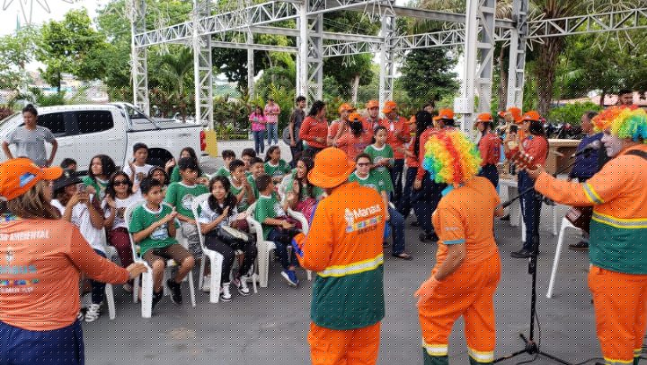 Prefeitura realiza trabalho de sensibilização com crianças da Oca do Conhecimento