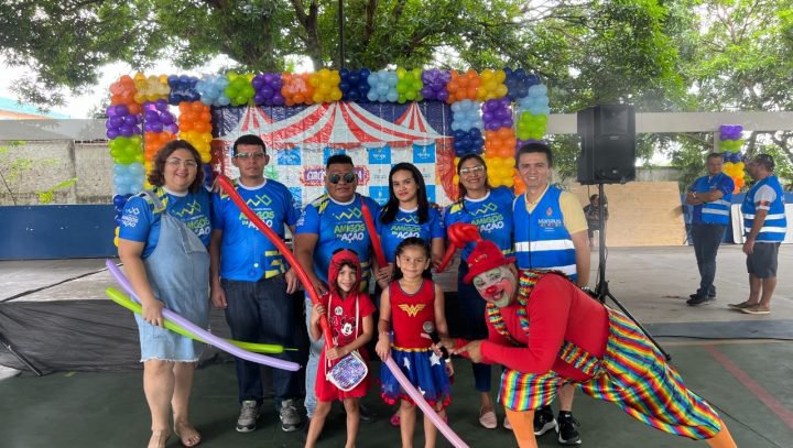 Projeto da Prefeitura de Manaus, ‘Circo na Escola’, passa no bairro Alvorada