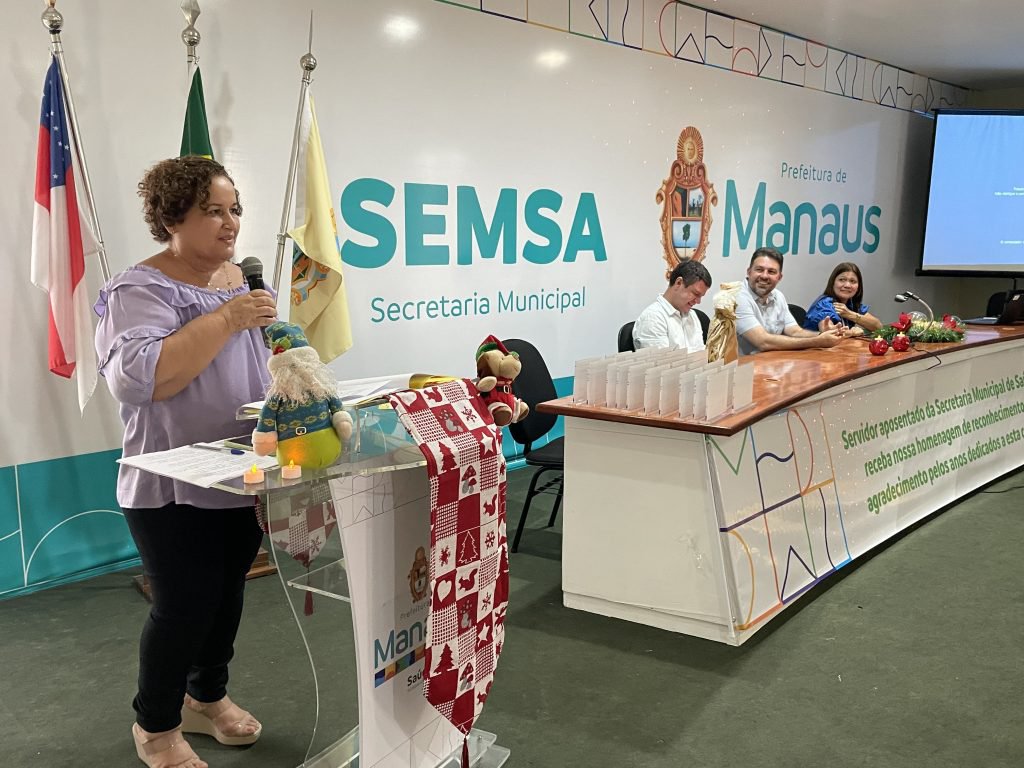 Recém-aposentados da Prefeitura de Manaus são homenageados por serviços prestados na saúde básica