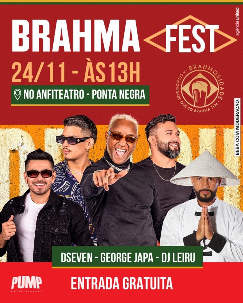Brahma Fest’ vai transmitir jogos do Brasil no anfiteatro da Ponta Negra