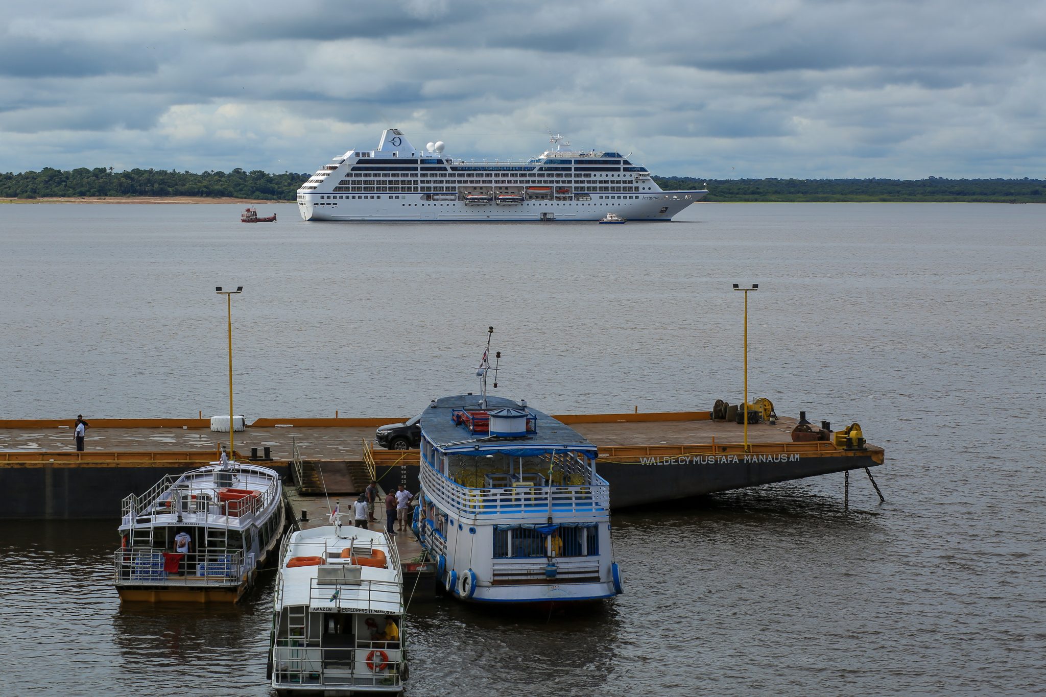 Navio MS Marina chega a Manaus com mais de 2 mil turistas
