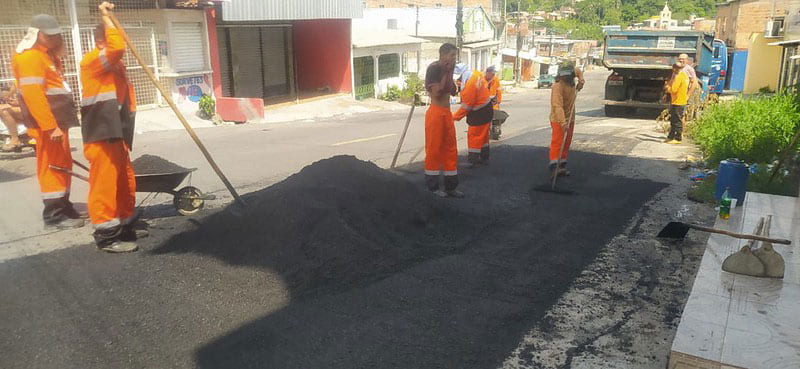 Prefeitura de Manaus atua com os trabalhos de recuperação emergencial no bairro Gilberto Mestrinho