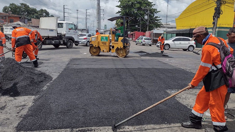 Prefeitura de Manaus leva infraestrutura para a comunidade Santa Inês no bairro Jorge Teixeira