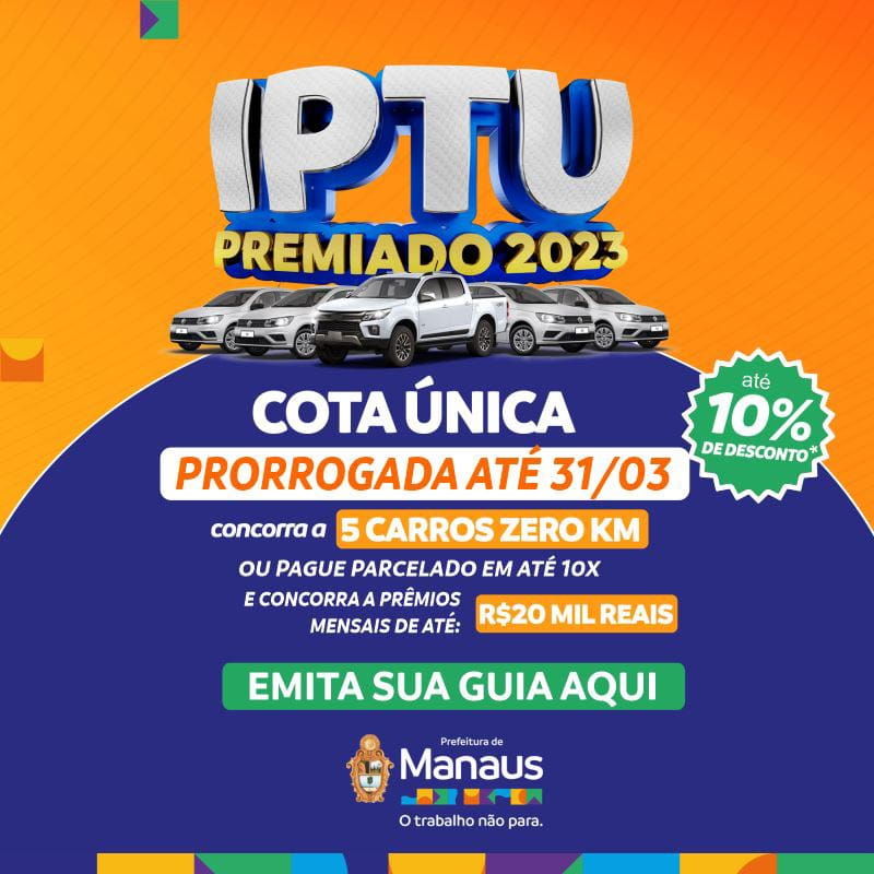 Banner Prefeitura de Manaus