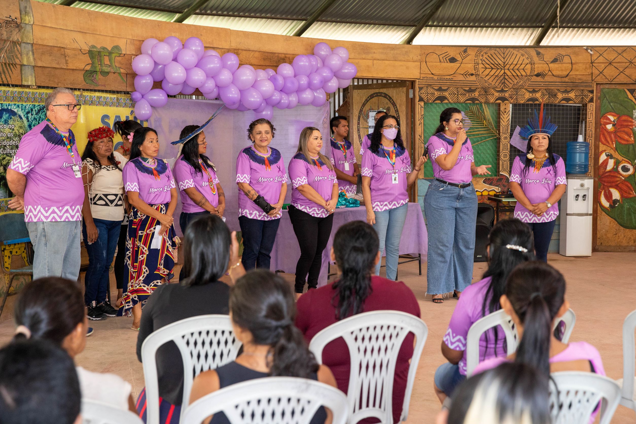 Prefeitura de Manaus promove dia 'D' do Mar&ccedil;o Lil&aacute;s na UBS Jos&eacute; Rayol