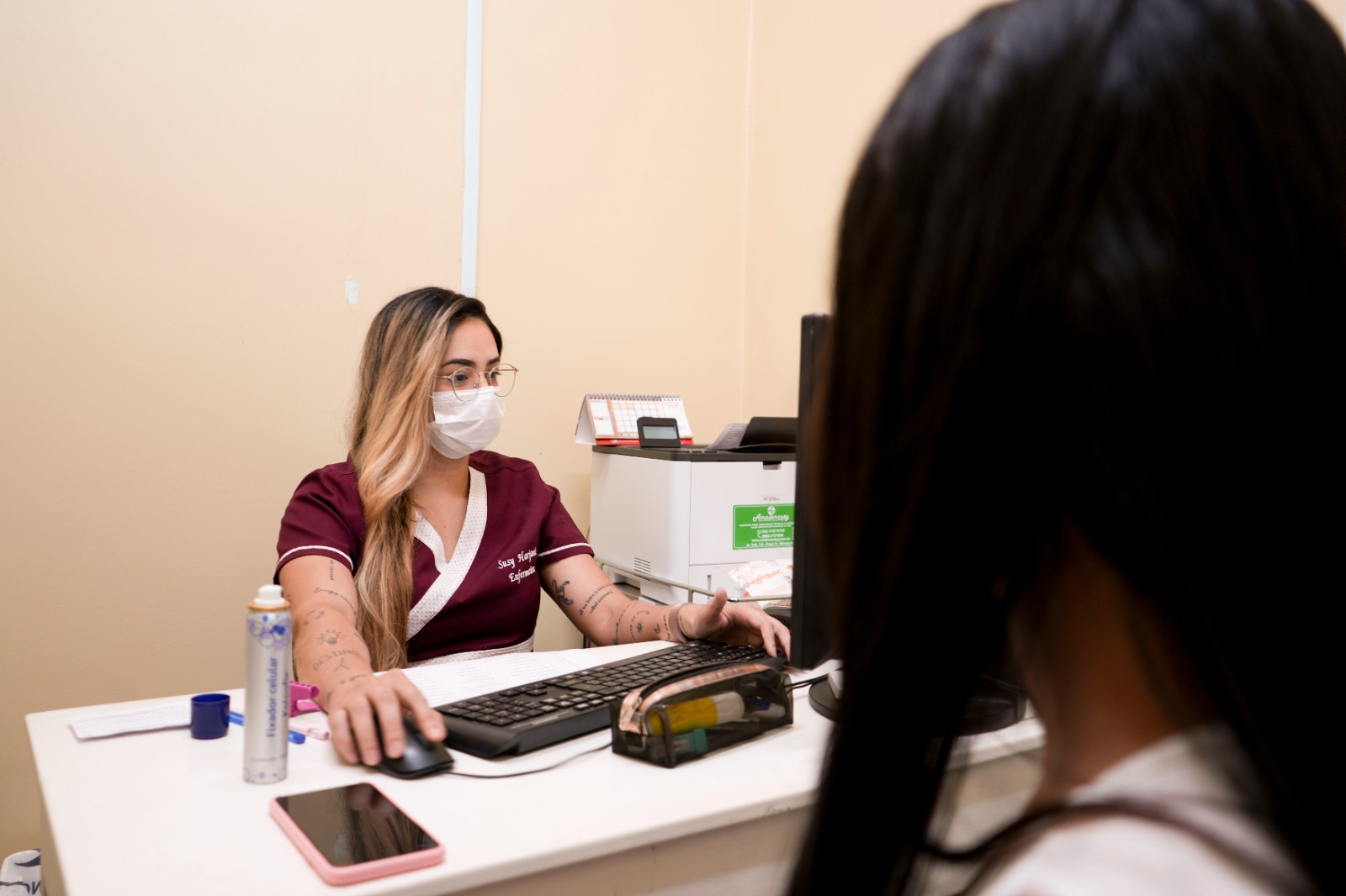 Prefeitura de Manaus promove dia 'D' do Mar&ccedil;o Lil&aacute;s na UBS Jos&eacute; Rayol