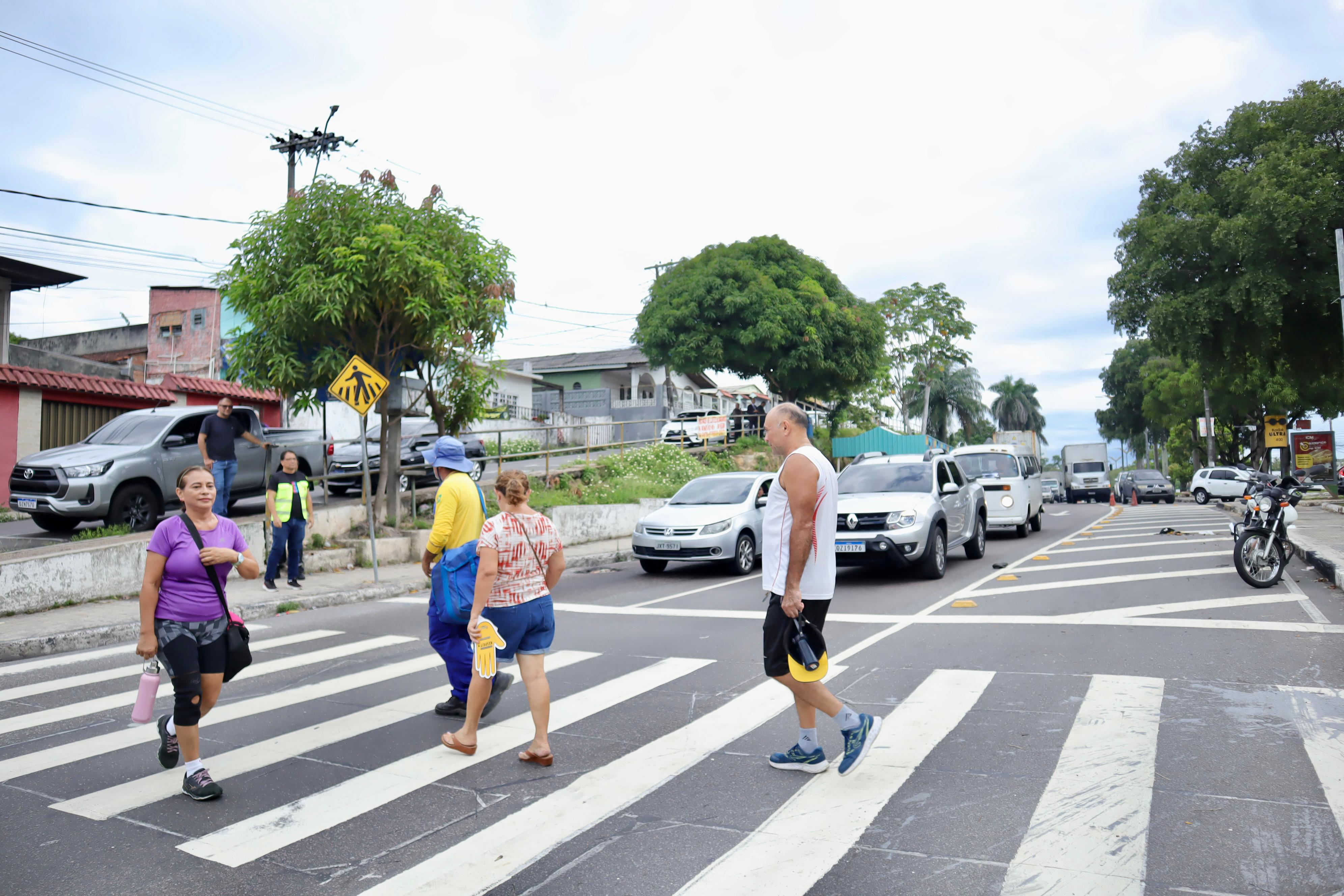 Mudança no tráfego de veículos