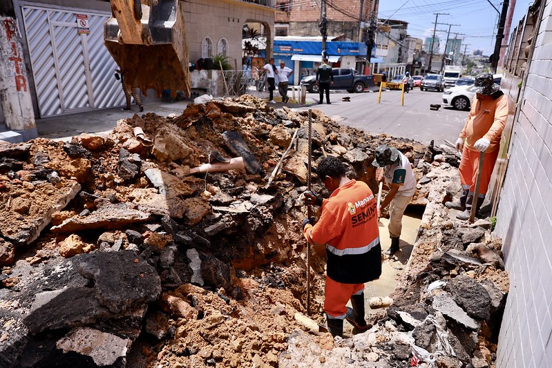 drenagem no bairro São Raimundo