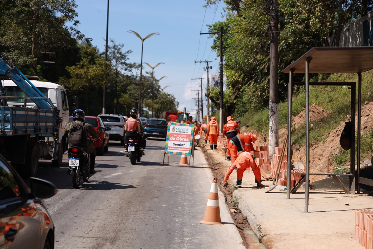 alargamento da avenida Rodrigo Otávio