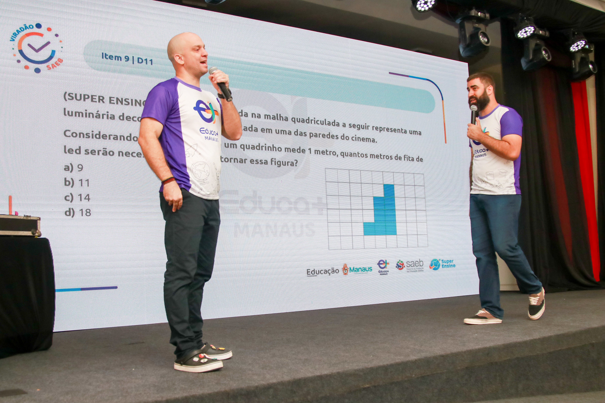 Estudantes do 5º ano da Prefeitura de Manaus participam do último ‘Viradão Saeb’ 2025