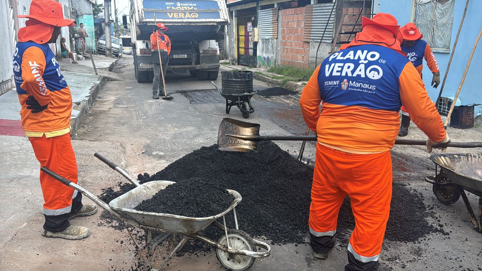 Prefeitura de Manaus intensifica recuperação asfáltica na zona Sul 