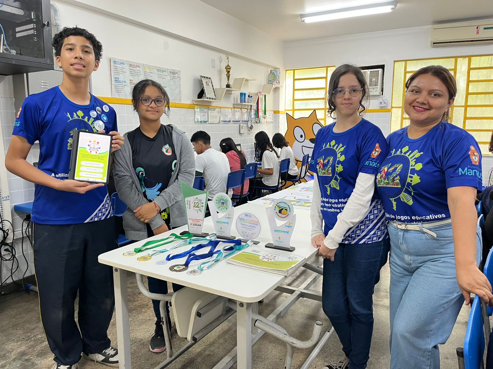 Escola da Prefeitura de Manaus é a única a representar o Amazonas em feira de ciências em Brasília
