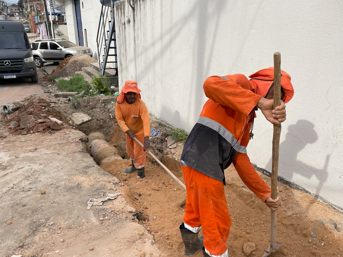 rede de drenagem no bairro Raiz (1)