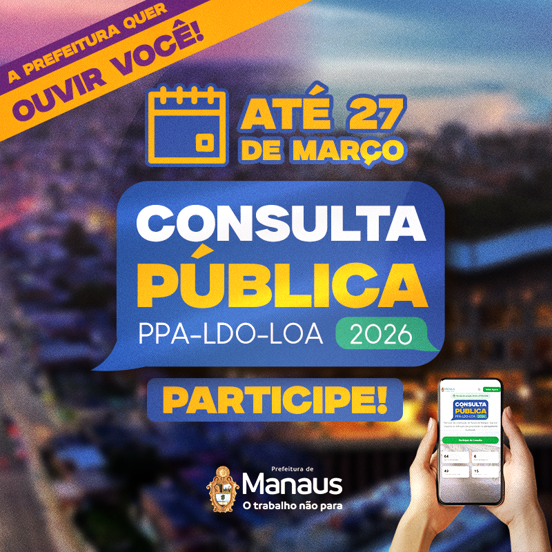 Banner Prefeitura de Manaus